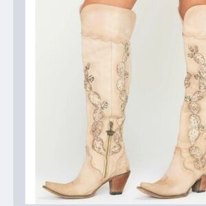 Junk Gypsy by Lane Women's Cactus Knee High Boot - Snip Toe size 8.5